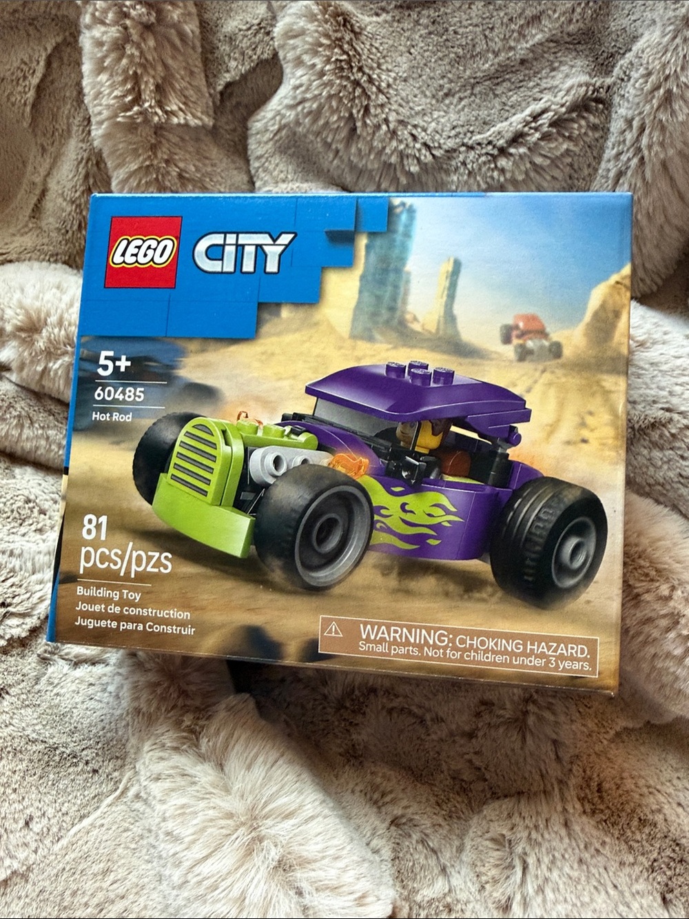 LEGO City Hot Rod - Purple & Lime Green